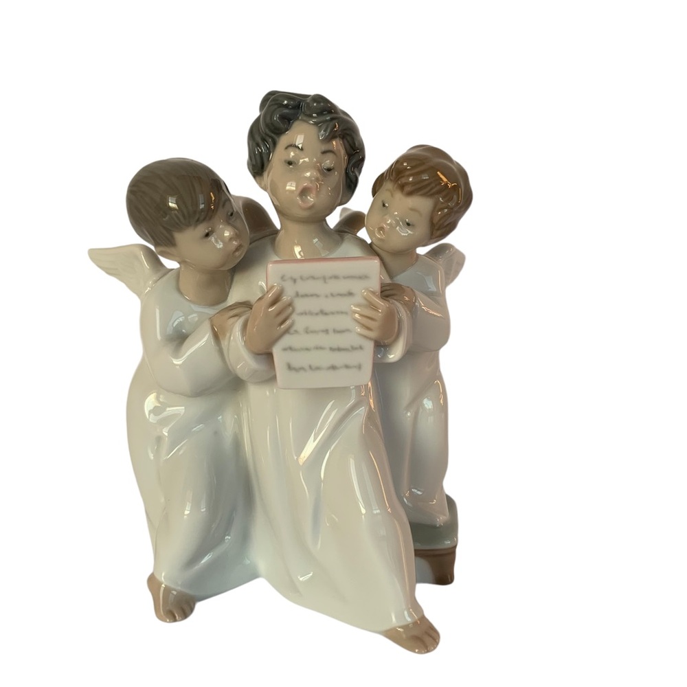 Lladro A Group of Angels Style 4542 Mint Condition with Original Box